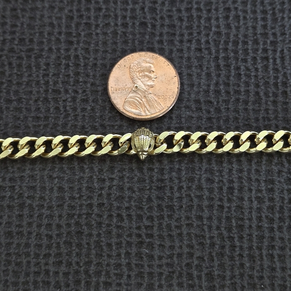 Kurt Geiger Curb Link Chain⛓️ Bracelet with Signature Eagle🦅 Head - NWT - Picture 6 of 16